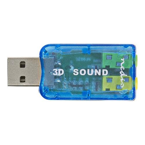 Nedis USCR10051BU - Carte son - stéreo - USB 2.0