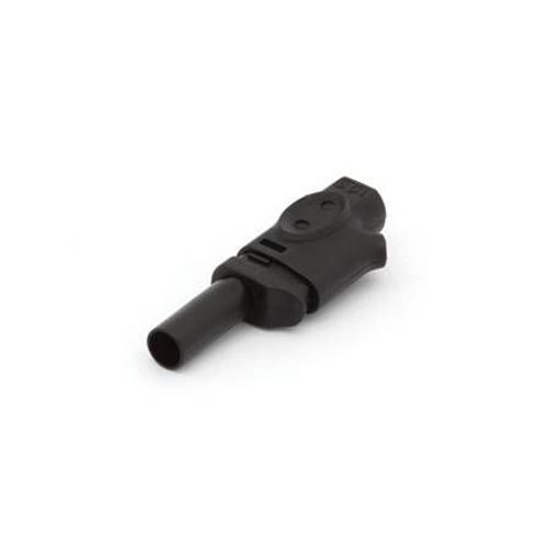 Fiche banane 4mm selon iec1010 noir