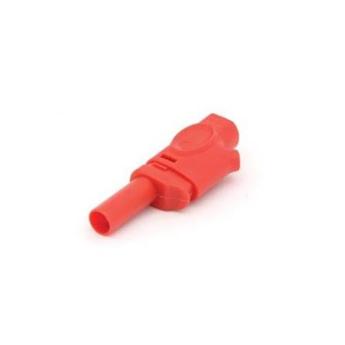 Fiche banane 4mm selon iec1010 rouge
