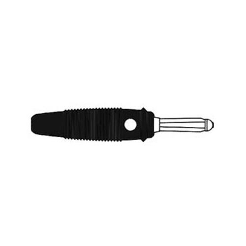 Fiche multicontacts 4mm a trou transversal - noir (version 30a) (bula 30k)