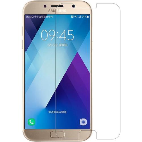 Lot De 2 Films De Protection D'écran En Verre Trempé Pour Samsung Galaxy A3 2017