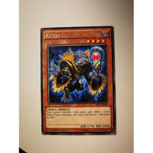 Carte Yu Gi Oh - Ketos Colonie Du Mal - Bp03-Fr098 - Rare