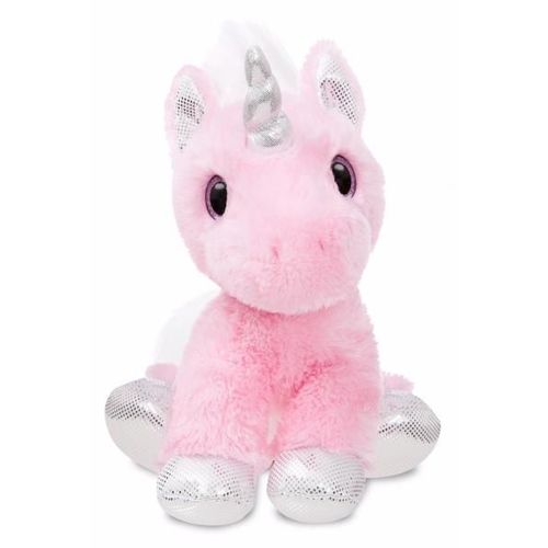 Peluche Licorne Sparkle Rose 30 Cm
