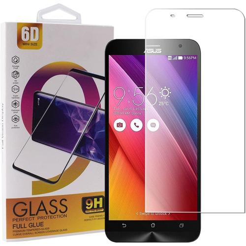 Lot De 12 Films De Protection D'écran En Verre Pour Téléphone Portable Asus Zenfone 2 Ze551ml / Ze550ml Avec Film En Verre Trempé De Dureté 9h, Film De Protection Transparent Trempé Hd Anti-Rayures