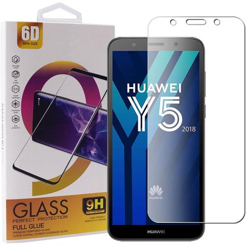 Lot De 12 Films De Protection D'écran En Verre Pour Téléphone Portable Huawei Y5 2018 / Honor 7s Avec Film En Verre Trempé De Dureté 9h, Film De Protection Transparent Trempé Hd Anti-Rayures