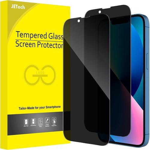 Lot De 2 Écrans De Confidentialité Plein Écran Pour Iphone 13/13 Pro 6,1 Pouces, Protection Blindée Anti-Espion, Protection D'écran Bord À Bord Sans Impact Sur La Coque