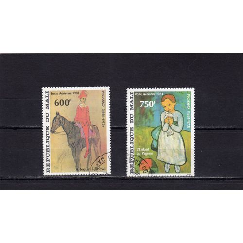 Timbres De Poste Aérienne Du Mali (100ème Anniversaire De La Naissance De Pablo Picasso)