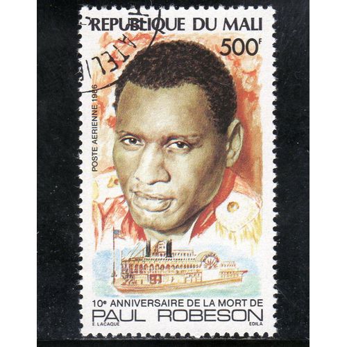 Timbre De Poste Aérienne Du Mali (10ème Anniversaire De La Mort De Paul Robeson)