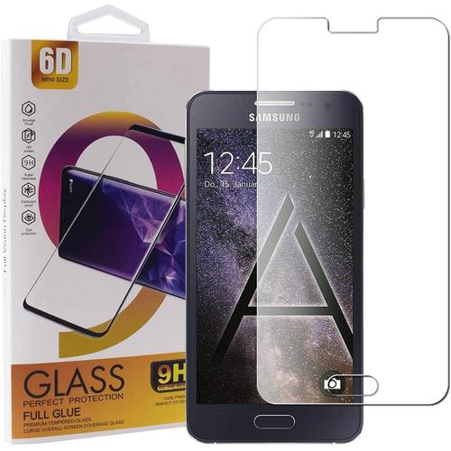 Lot De 12 Films De Protection D'écran En Verre Pour Téléphone Portable Samsung Galaxy A3 Version 2015 Avec Film En Verre Trempé De Dureté 9h, Film De Protection Transparent Trempé Hd Anti-Rayures