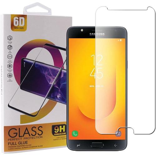 Lot De 12 Films De Protection D'écran En Verre Pour Téléphones Portables Samsung Galaxy J7 Duo 2018 Avec Film En Verre Trempé De Dureté 9h, Film De Protection Transparent Trempé Hd Anti-Rayures