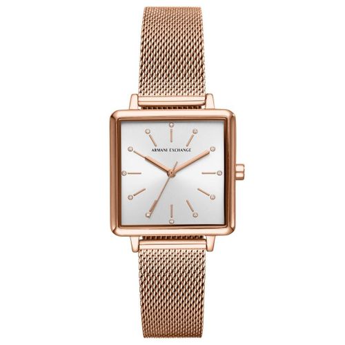 Montre Armani Exchange En Maille Milanaise Rose