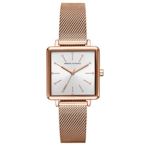 Montre Armani Exchange En Maille Milanaise Rose