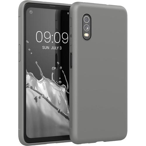 Hülle Kompatibel Mit Samsung Galaxy Xcover Pro Hülle - Weiches Tpu Case - Cover Geeignet Für Kabelloses Laden - Stone Dust