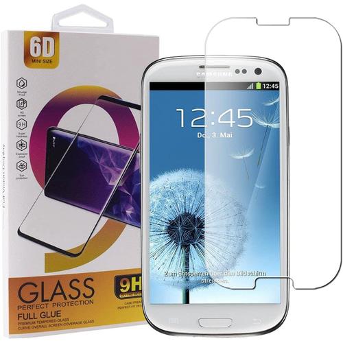 Lot De 12 Films De Protection D'écran En Verre Pour Téléphones Portables Samsung Galaxy S3 / S3 Neo Avec Film En Verre Trempé De Dureté 9h, Film De Protection Transparent Trempé Hd Anti-Rayures