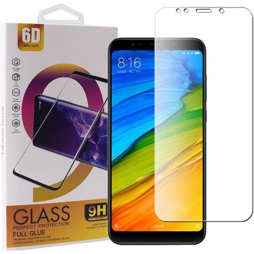 Lot De 12 Films De Protection D'écran En Verre Pour Téléphone Portable Xiaomi Redmi 5 Plus Avec Film En Verre Trempé De Dureté 9h, Film De Protection Transparent Trempé Hd Anti-Rayures