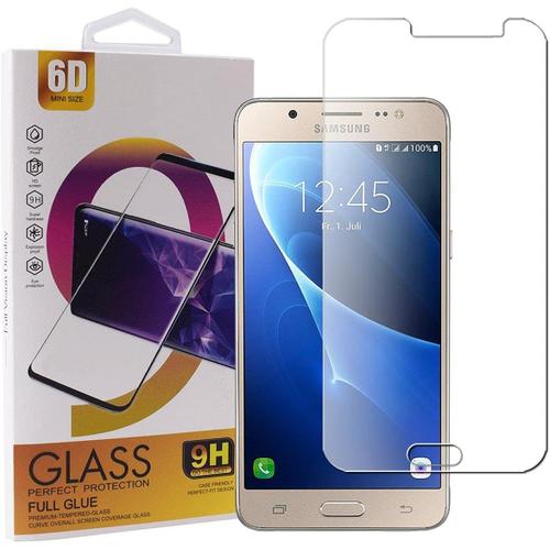 Lot De 12 Films De Protection D'écran En Verre Trempé Pour Téléphone Portable Samsung Galaxy J5 2016 J510 Avec Dureté 9h, Film De Protection Anti-Rayures Hd Transparent