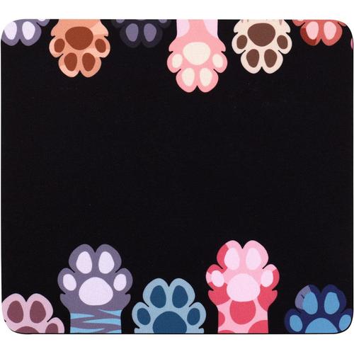 Griffe de chat-290 Mini tapis de souris avec motif chat multicolore 180 x 160 mm