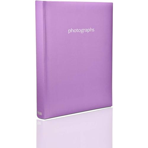 Violet Violet Slip in Case memo Album Photo 300 Tient pour 4x6-Pastel Violet