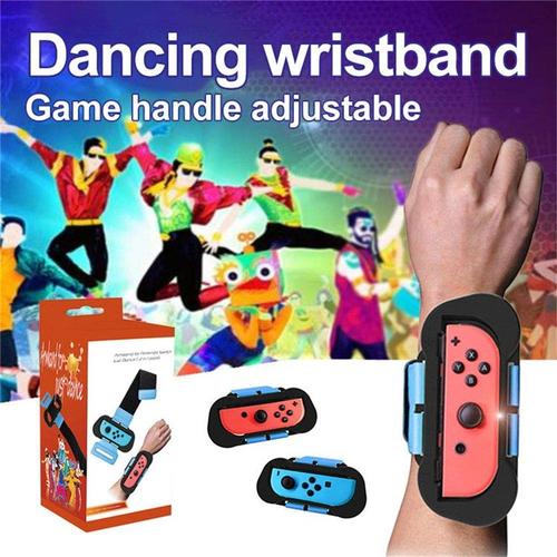 2 Pièces Just Dance 2019-Wrist Band Pour Nintendo Switch Controller, Bracelet Élastique Pour Nintendo Switch Joy Avec Pour Adultes Et Enfants