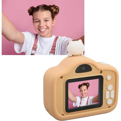 Appareil Photo Pour Enfants Pour Filles Et Garçons, 40 Mp Hd Double Caméra Pour Enfants Dessin Animé Numérique Appareil Photo