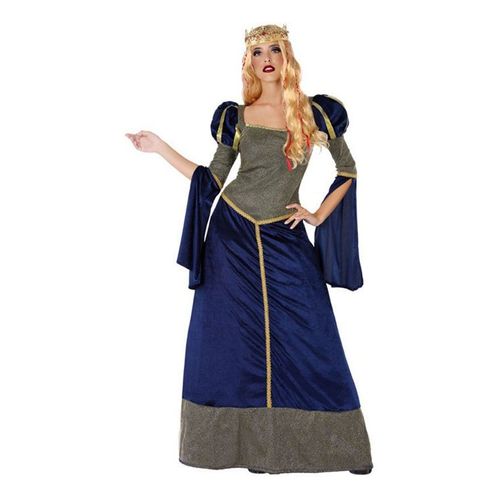 Déguisement De Dme Médiévale Bleu Pour Femme (Taille Xl)