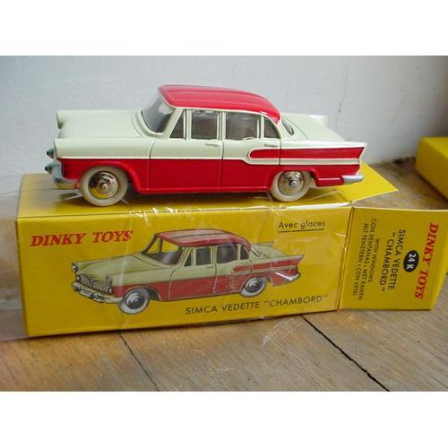 Dinky Atlas Ref 24k Simca Chambord Creme Et Rouge Neuve Boite-Dinky Toys