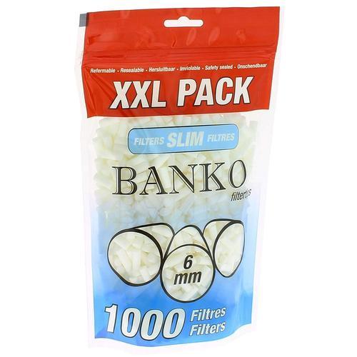 Sachet de filtre 6 mm BANKO 800 filtres + 200 offerts