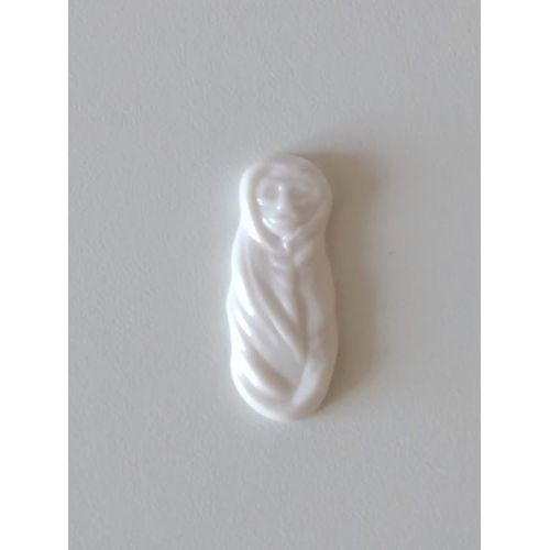 Fève Ancienne En Biscuit - Bébé Emmailloté