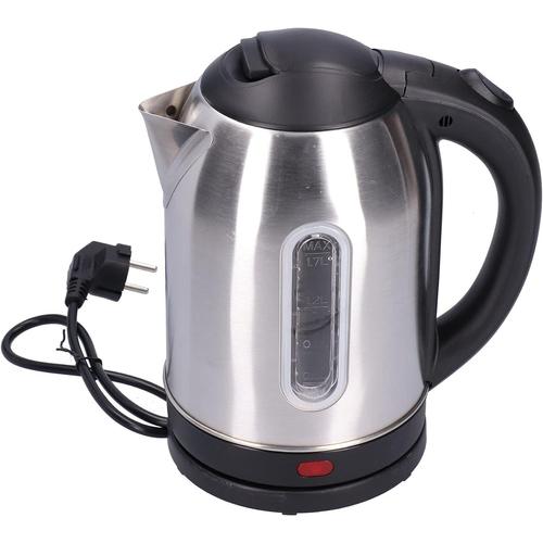 Defult Defult Bouilloire à thé électrique, 2500W 220V Fast Boil 1.7L Chaudière à eau sans fil en acier inoxydable et chauffe-eau Aut Shut