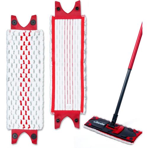 2pcs 2pcs 2 pcs Replacement Microfibre Pad, Têtes de Balai Plates en Microfibre pour Vileda Ultramax 2 en 1 Spray Remplacer, Vadrouille