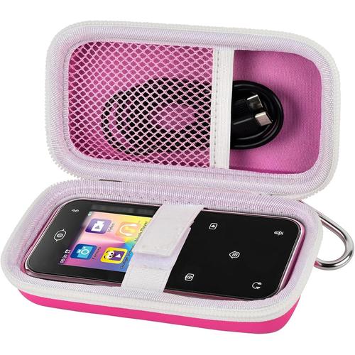 Rose Étui Pour Vtech Kidizoom Snap Touch Pink - Format Smartphone À Écran Tactile - Support Pour Appareil Photo Numérique - Jouet -