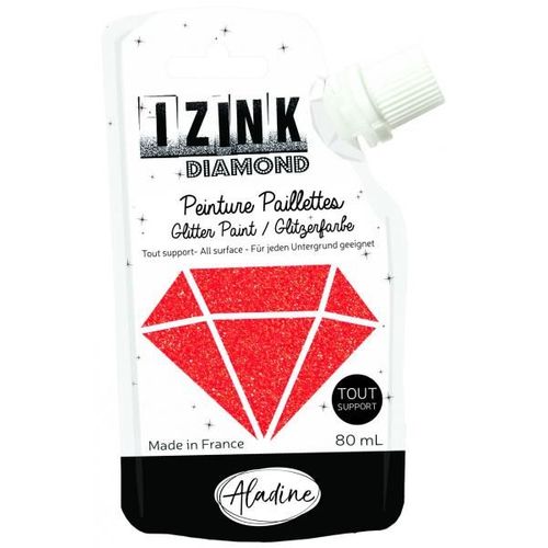 Peinture Izink Diamond Rouge 80 Ml