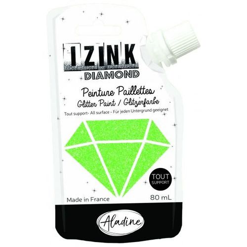Peinture Izink Diamond Vert Clair 80ml
