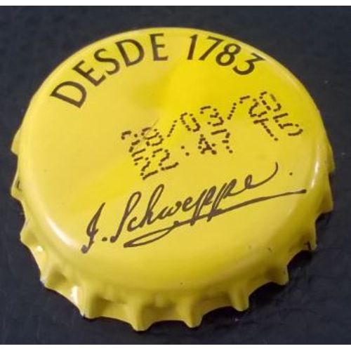 Portugal Capsule Crown Cap Schweppes Tonic Depuis 1783