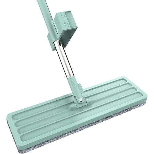 Green Green Vadrouille Flat Mops Free Hand Washing Magic Cleaner Self-Wring Mop Squeeze Household Automatic Dehydration Telescopic Tools