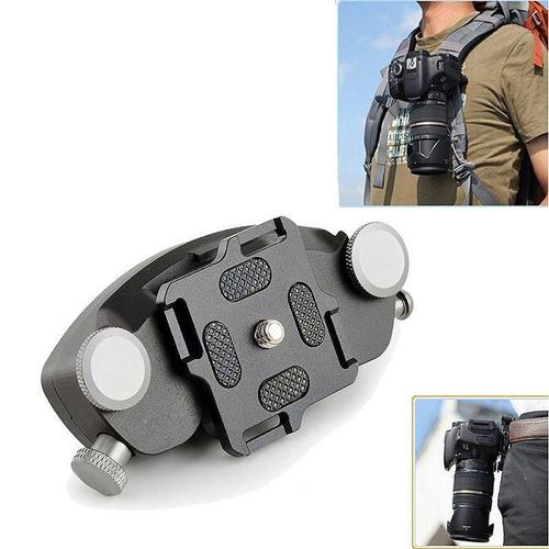 Support Boucle Attache Ceinture Monture Sangle Quick Release Porte Appareil Photo DSLR