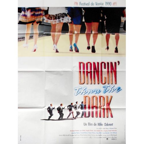 Dancin Thru The Dark - Véritable Affiche De Cinéma - Format 120x160 Cm - De Mike Ockrent Avec Ben Murphy, Con O'neill, Peter Beckett, Julian Littman - 1990