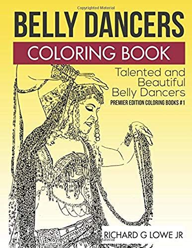 Belly Dancers Coloring Book