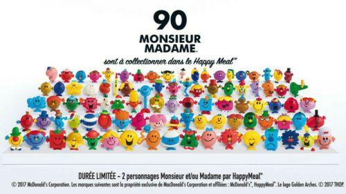 Lot de 30 figurines Monsieur/Madame 2017/2018 - Mc Donald's (Happy Meal)  .:. Grenier du Geek