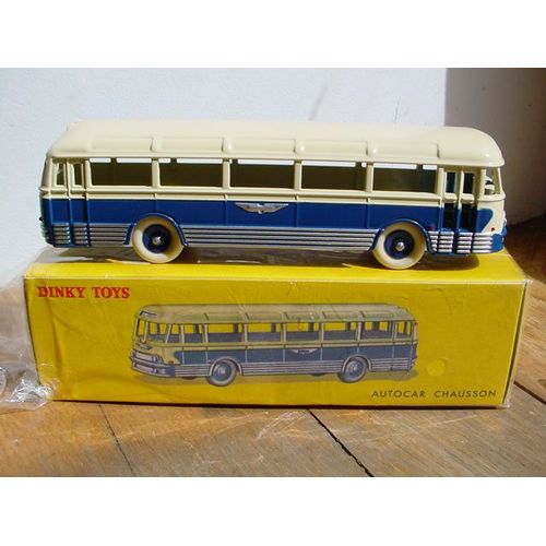 Dinky Toys Atlas Autocar Chausson Bleu/Creme Neuf Boite-Dinky Toys