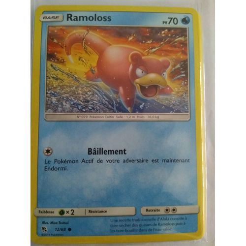 Carte Pokémon Française 12 /68 Ramoloss Destinées Occultes