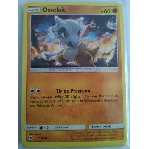 Carte Pokémon Française 37 /68 Osselait Destinées Occultes