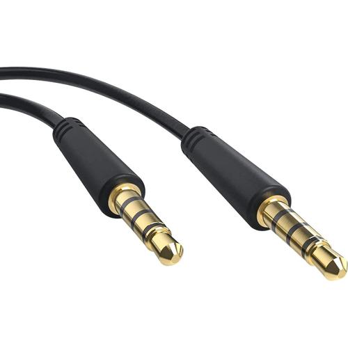 Câble Audio Jack 3.5mm 1m Mâle vers Mâle Câbles Stéréo Jack Jack 3.5mm 4 Pôles pour Casque PS4 Sony Voiture Smartphones Lecteur MP3 Echo Dot Chaines Hi-FI Philips DVD Portable 1m