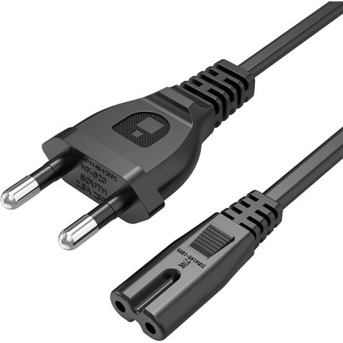 1.5m Cable D'alimentation Euro, Type C Prise Européenne À La Prise C7 Cable Imprimante¿ Pour Ps5.Ps4 Euro 8 Tv Blu - Ray Home Appliance Power (1.5m)