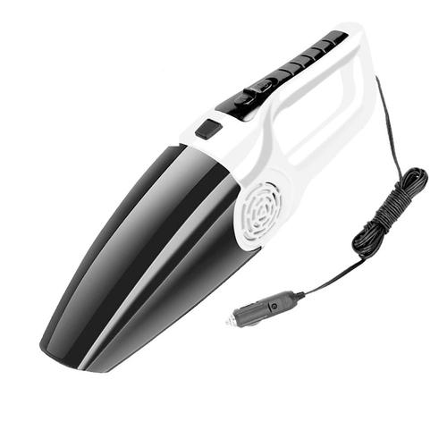 Blanc - Mini Aspirateur De Voiture À Main 120w 3600mbar 12v, 5 Mètres, À Double Usage Sec Et Humide, Avec Nouilles