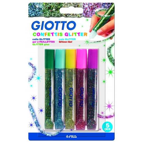 Giotto - 5 Stylos Gel Confettis