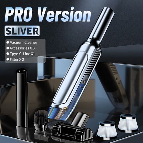 Pro Sliver 2 hapa - Aspirateur À Main Sans Fil Puissant Pour Voiture, Appareil Ménager, Machine De Nettoyage, Robot Portable, Accessoires Automobiles Aspirateur À Main Sans Fil Très Puissant Accessoire Voiture Aspirateur Voiture