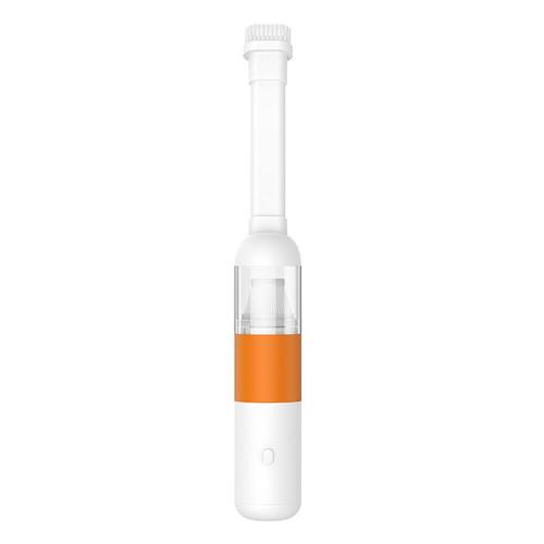 Blanc-Orange - Puissant Aspirateur À Main Sans Fil Pour Voiture, Appareil Avec Tasse À Poussière Visuelle De Grande Capacité Rechargeable, 20000pa