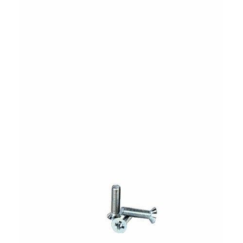 Vis à métaux fraisée - pozidriv - filetage total - 6x20mm - 200 pièces GFD