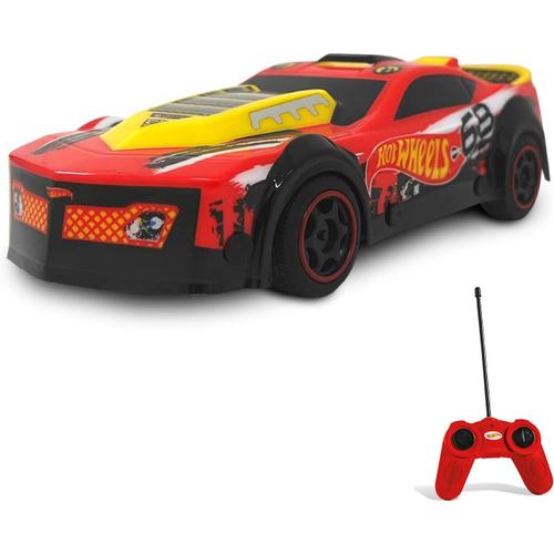 Rouge Hot Wheels - Motors - Voiture De Course Radiocommandée - Drift Rod - 18cm - Jouet Enfant - 3 Ans Et Plus - 63255